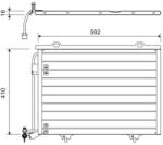 VALEO Condensator, climatizare VALEO 817562 (817562)