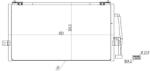 MTR Condensator, climatizare MTR 13054536 (13054536)