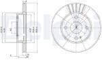 DELPHI Disc frana DELPHI BG2802 (BG2802)