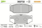 VALEO set placute frana, frana disc VALEO 302732 (302732)