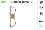 VALEO Mecanism actionare geam VALEO 850727 (850727)