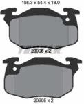 TEXTAR set placute frana, frana disc TEXTAR 2090602 (2090602)