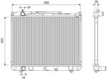 VALEO Radiator, racire motor VALEO 701251 (701251)