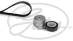 GATES Set curea transmisie cu caneluri GATES Micro-V® UNIQUE FIT K015PK1665XS (K015PK1665XS)