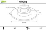 VALEO Disc frana VALEO 197793 (197793)