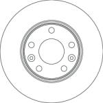 TRW Disc frana TRW DF4637 (DF4637) - automobilus