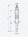 Magneti Marelli Bujie incandescenta MAGNETI MARELLI 062900040304 (062900040304)