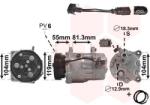 VAN WEZEL Compresor, climatizare VAN WEZEL 0300K003 (0300K003)