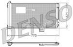 DENSO Condensator, climatizare DENSO DCN17015 (DCN17015)