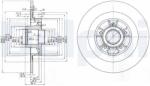 DELPHI Disc frana DELPHI BG3686 (BG3686)