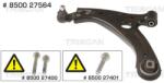 TRISCAN Brat, suspensie roata TRISCAN 8500 27564 (8500 27564)