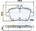 COMLINE set placute frana, frana disc COMLINE CBP02209 (CBP02209)