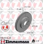ZIMMERMANN Disc frana ZIMMERMANN COAT Z 590.2574. 20 (590.2574.20)