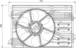 VALEO Ventilator, radiator VALEO 696456 (696456)
