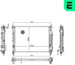 ERA Radiator, racire motor ERA 673025 (673025)