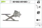 VALEO Mecanism actionare geam VALEO 851682 (851682)