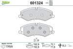 VALEO set placute frana, frana disc VALEO 601324 (601324)