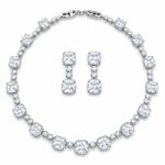 Borealy Sophisticated Square Set colier si cercei - Eleganta pentru Mirese si Cadou Premium (BIJ60001)