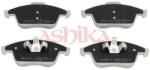 ASHIKA set placute frana, frana disc ASHIKA 50-00-0704 (50-00-0704)