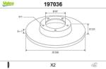 VALEO Disc frana VALEO 197036 (197036)