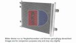 AKS DASIS Condensator, climatizare AKS DASIS 422058N (422058N) - automobilus