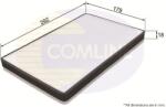 COMLINE Filtru, aer habitaclu COMLINE EKF165 (EKF165)