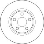 TRW Disc frana TRW DF6854S (DF6854S) - automobilus