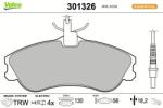 VALEO set placute frana, frana disc VALEO FIRST 301326 (301326)