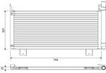 VALEO Condensator, climatizare VALEO 822651 (822651)