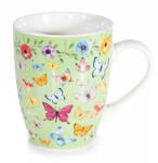 Decorer Cana portelan in cutie cadou Fluturasi Ø 8, 5 cm x 10, 5 H, 350 ml (A72.15.39B)