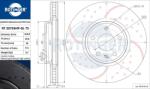 ROTINGER Disc frana ROTINGER GRAPHITE DRILLED & SLOTTED PLUS RT 20724HP-GL T5 (RT 20724HP-GL T5)