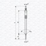 Magneti Marelli Bujie incandescenta MAGNETI MARELLI 062900137304 (062900137304)