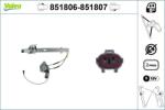 VALEO Mecanism actionare geam VALEO 851806 (851806)