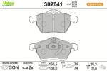 VALEO set placute frana, frana disc VALEO 302641 (302641)