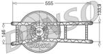 DENSO Ventilator, radiator DENSO DER09017 (DER09017)