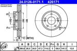 ATE Disc frana ATE 24.0126-0171.1 (24.0126-0171.1)