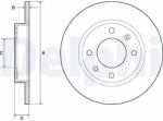 DELPHI Disc frana DELPHI BG2572 (BG2572)