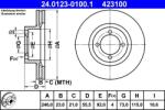 ATE Disc frana ATE 24.0123-0100.1 (24.0123-0100.1)