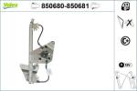 VALEO Mecanism actionare geam VALEO 850681 (850681)