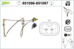 VALEO Mecanism actionare geam VALEO 851096 (851096)