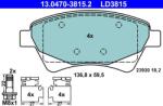 ATE set placute frana, frana disc ATE Ceramic 13.0470-3815.2 (13.0470-3815.2)