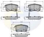 COMLINE set placute frana, frana disc COMLINE CBP31572 (CBP31572)