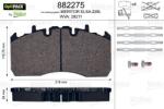 VALEO set placute frana, frana disc VALEO 882275 (882275)
