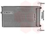 VAN WEZEL Radiator, racire motor VAN WEZEL 58002105 (58002105)