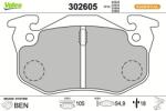 VALEO set placute frana, frana disc VALEO 302605 (302605)
