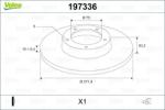 VALEO Disc frana VALEO 197336 (197336)