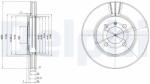 DELPHI Disc frana DELPHI BG2347 (BG2347)