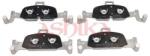 ASHIKA set placute frana, frana disc ASHIKA 50-00-0918 (50-00-0918)