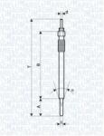 Magneti Marelli Bujie incandescenta MAGNETI MARELLI 062900091304 (062900091304)