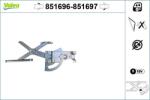 VALEO Mecanism actionare geam VALEO 851696 (851696)